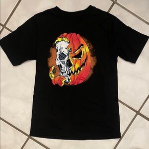 Black Graphic Kids T-Shirt